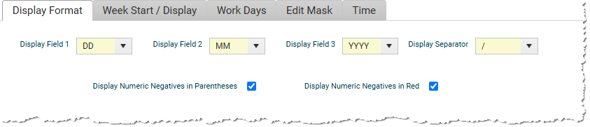 Preferences - System Tab